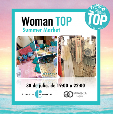 WOMAN TOP: Summer market